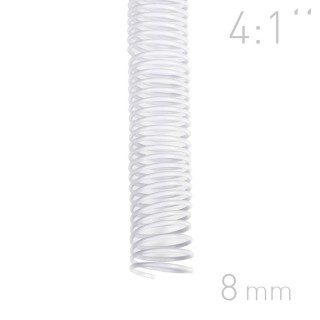 4:1 pitch plastic binding coils - O.COIL - A4