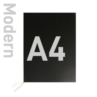 Certificate graduation degree cover - O.Presentation Cover Classic 304 x 219 mm (A4  portrait) - black - 10 pieces