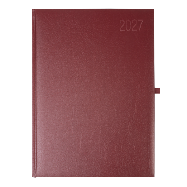Kalendarz Kalendarz - O.DIARY Neptun - A4 (2027) - bordowy