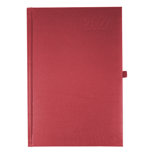 Kalendarz A5 Kalendarz - O.DIARY Merkury - A5 (2027) - bordowy