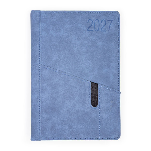 Kalendarz A5 Kalendarz - O.DIARY Saturn - A5 (2027) - niebieski