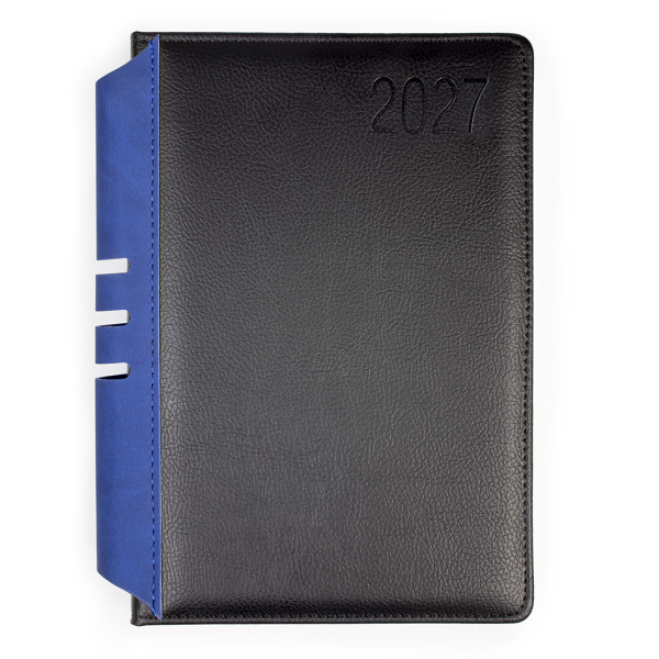 Kalendarz A5 Kalendarz - O.DIARY Jowisz- A5 (2027) - czarno-niebieski