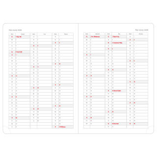 Kalendarz - O.DIARY Uran - B5 (2026)