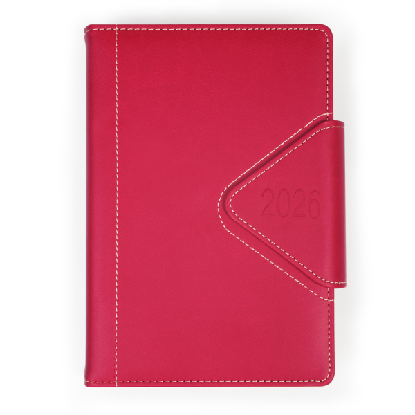 Kalendarz A5 Kalendarz - O.DIARY Westa - A5 (2026) - czerwony