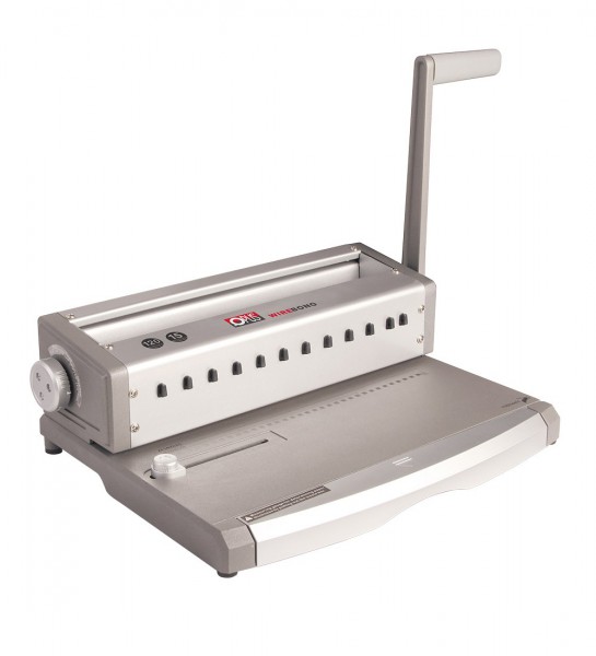 Binding equipment for spiral-o wire binding combs - OPUS Wire Bono