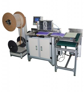 Semi-automatic production binding set for wire spines - OPUS Semi-automatic Wire Closer