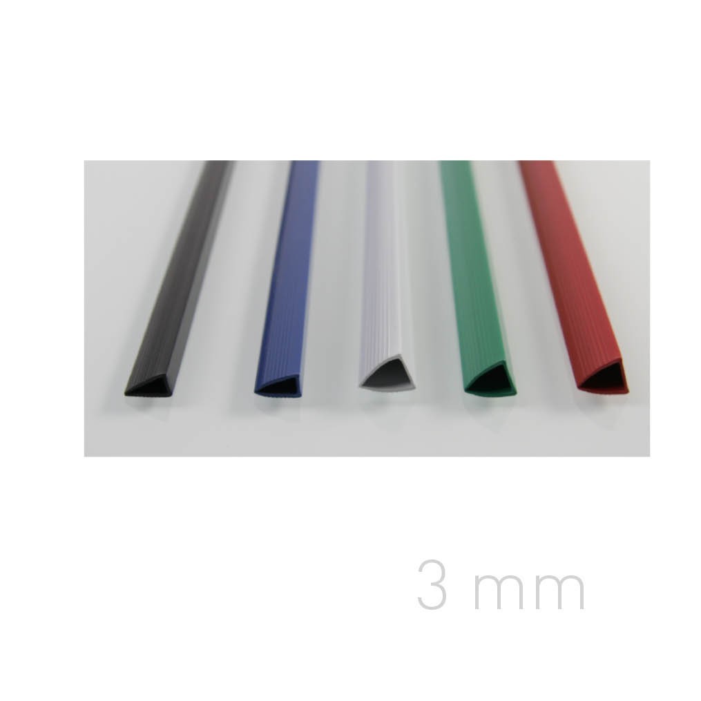 Square slide binders - O.SLIDE - A4 - 50 pieces - black - 15 mm Square  slide binders 