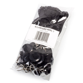 Smycze z rozwijaną linką zakończone karabińczykiem - O.LANYARD REEL 1
