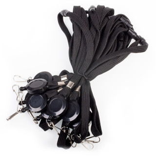 Smycze z rozwijaną linką zakończone karabińczykiem - O.LANYARD REEL 1