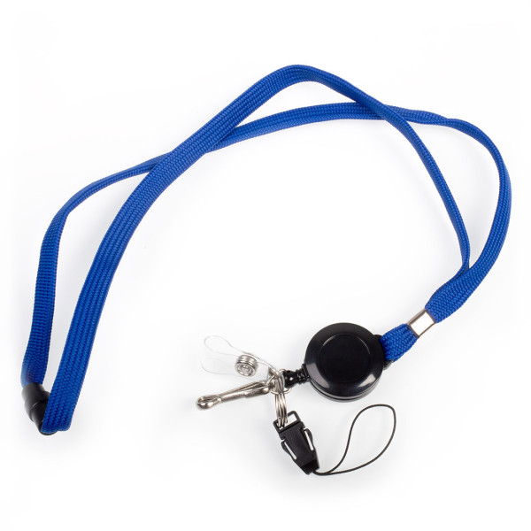 Smycze z rozwijaną linką zakończone pętelką - O.LANYARD REEL 2