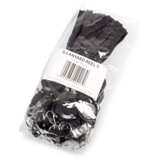 Lanyards with a reel and a loop - O.LANYARD REEL 2