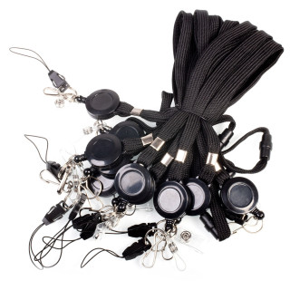 Lanyards with a reel and a loop - O.LANYARD REEL 2