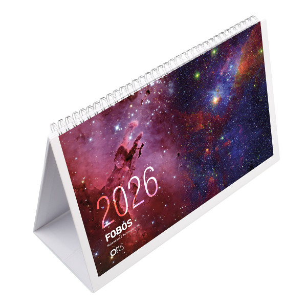 Kalendarz biurkowy - O.DIARY Fobos - A4 (2026)