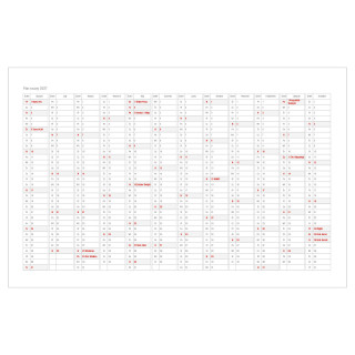 Kalendarz biurkowy - O.DIARY Fobos - A4 (2026)