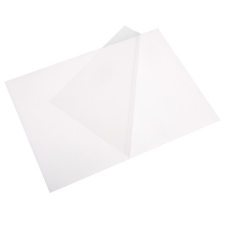 Folia bazowa w arkuszach do druku - UV DTF (Typ A) - 430 × 310 mm - 100 sztuk