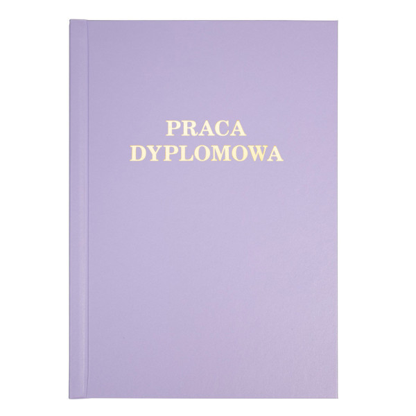 Okładka Okładka twarda z napisem - O.HARD Modern 04 - 304 x 212 mm (A4+ pionowa) - Praca Dyplomowa - 10 par - fioletowy - A (10 mm)