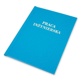 Okładka twarda z napisem - O.HARD Modern 02 - 304 x 212 mm (A4+ pionowa) - Praca Licencjacka - 10 par