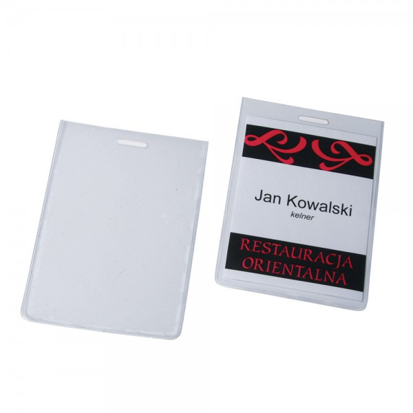 ID card/badge holder - O.BADGE HOLDER - 75 x 105 mm - 100 pieces