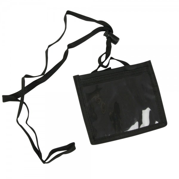 Soft ID card/badge holder with strap - O.BADGE HOLDER - 122 x 110 mm - 10 pieces