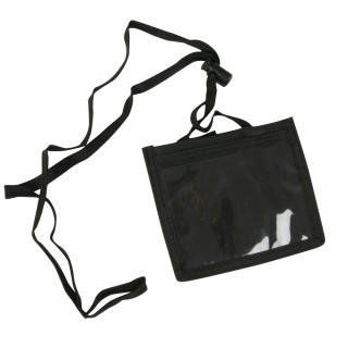 Soft ID card/badge holder with strap - O.BADGE HOLDER - 122 x 110 mm - 10 pieces