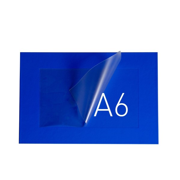 Ramka informacyjna Ramka informacyjna - O.POUCH DISPLAY 165 x 211 mm (A6) - 20 sztuk - niebieski