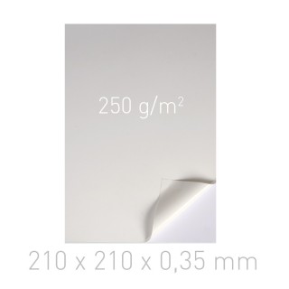 Double sided adhesive cardboard - O.DSA Cardboard - 210 x 210 mm - 100 pieces