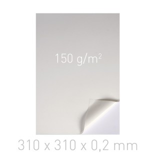 Double sided adhesive cardboard - O.DSA Cardboard - 310 x 310 mm - 100 pieces