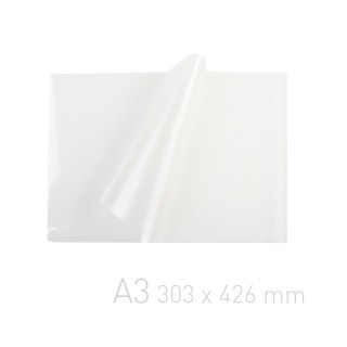 Transparent matt laminating pouches - O.POUCH Matt / Matt - 100 µm - 100 pieces