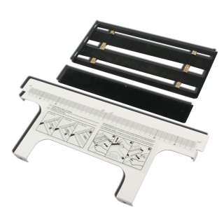 Jig for hot print stamping and embossing on channels for the Masterpress EMD / 01 equipment (long version) - O.GOLDCHANNEL BASE MPE / MP01 - LONG