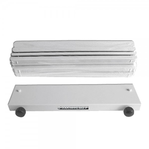 Jig for hot print stamping and embossing on channels for the Imagepress equipment - O.GOLDCHANNEL BASE IP