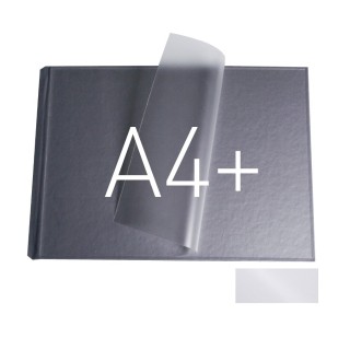 Hard cover with laminating pouch - O.pouchCOVER Art Duplex 10 pairs - white
