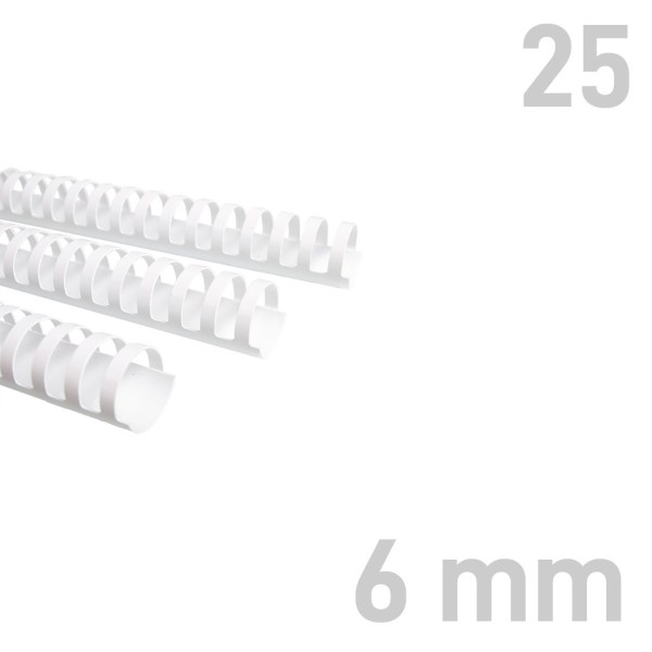 Grzbiety plastikowe - O.COMB Okrągłe - A4