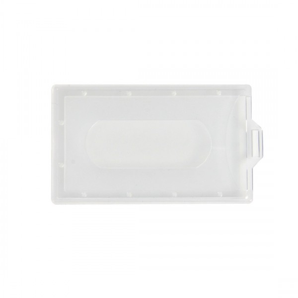 Rigid ID card/badge holder - O.BADGE HOLDER Vertical -90 x 55 mm - 50 pieces