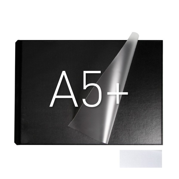 Hard cover with laminating pouch - O.pouchCOVER Classic Duplex A5+ - 10 pairs