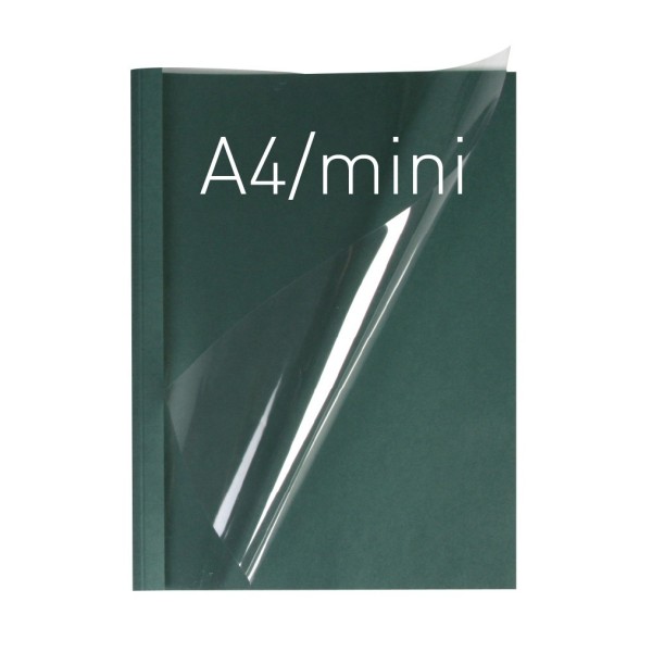 Okładka miękka Termookładki miękkie - Thermolinen (A4 pionowa) - 100 sztuk - zielony - mini