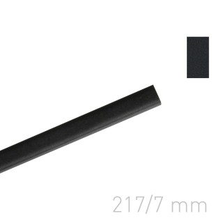 Channel covered with vaneer - O.CHANNEL Modern 217 mm (A4+ landscape, A5+ portrait) - 10 pieces -black